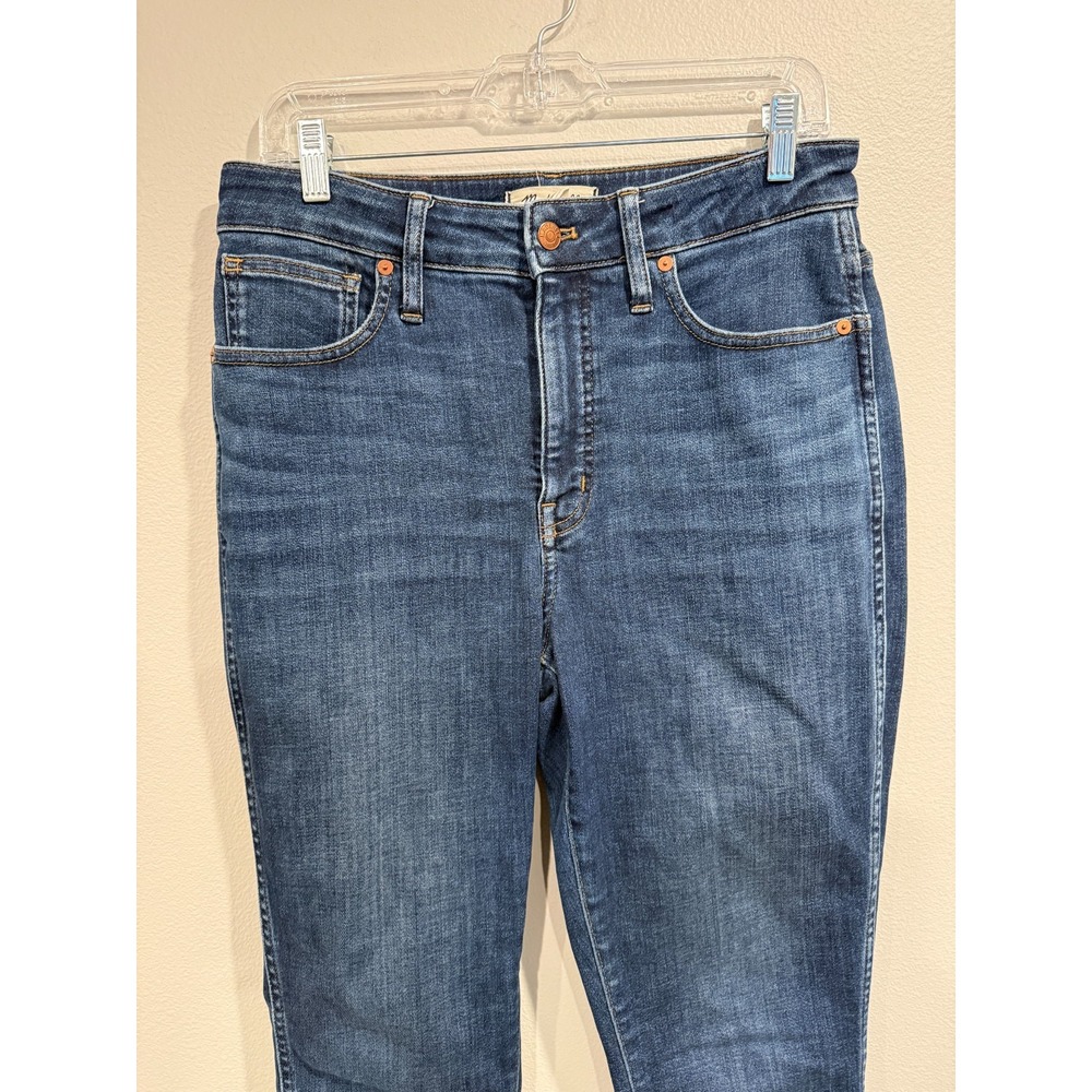 Madewell Skinny Jeans Women's Size 29 Blue Denim Curvy High Rise 5 Pocket Preppy - Picture 9 of 11